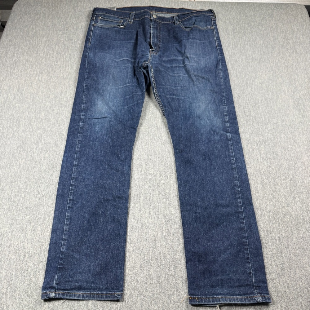 Levi's 513 Jeans Mens 38x32 Blue Slim Straight Leg Stretch Denim Pants